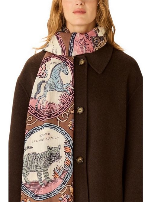 sciarpa donna 70x190 chance inoui beige Inoui Editions | SCARF 70 CHANCE INOUIBEIGE